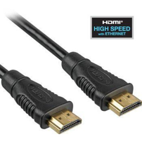 PremiumCord HDMI High Speed + Ethernet kábel, pozlátené konektory, 15m