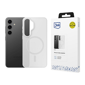 3mk ochranný kryt Smoke MagCase White pro Samsung Galaxy S25 3mk ochranný kryt Smoke MagCase White pro Samsung Galaxy S25