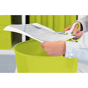 Titánové nožnice Leitz WOW, 205 mm, zelená, 10 ks