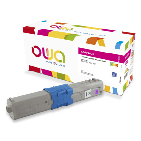 OWA Armor toner kompatibilný s OKI 46490402, 1500st, červená/magenta