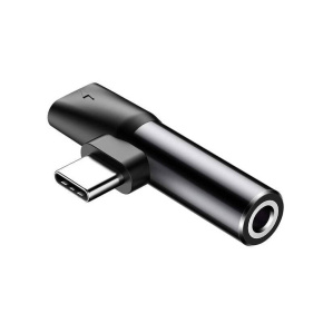Baseus CATL41-01 Rozbočovač USB-C/3.5mm Jack Black Baseus CATL41-01 Rozbočovač USB-C/3.5mm Jack Black