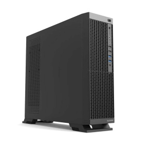 1stCOOL skříň COMPACT 2, Micro Tower, AU, USB 3.0, USB-C, CR, 1x 60mm Fan, černá