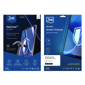 3mk All-Safe - AIO fólie Hammer Full Wet Fitting Tablet, 5 ks 3mk All-Safe - AIO fólie Hammer Full Wet Fitting Tablet, 5 ks