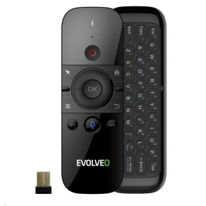 EVOLVEO FlyMotion D1, bezdrôtová gyroskopická myš s klávesnicou EVOLVEO FlyMotion D1, bezdrôtová gyroskopická myš s klávesnicou