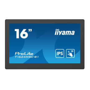 16" iiyama T1624MSC-B1: FHD, HDMI, Media Player