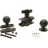  RAM MOUNT KIT, FLAT CLAMP BASE, SHORT ARM, 5 inches (128mm), BALL FOR VEHÍCLE DOCK REAR