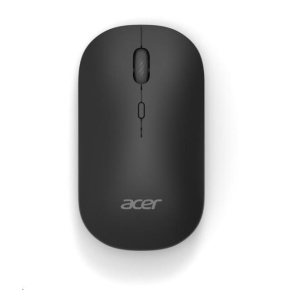 ACER bezdrátová myš Wireless Mouse AMR130,dual mode 2.4GHz + BT 5.2,4 tlačítka,1600dpi,125Hz,30 IPS,Černá