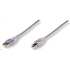 MANHATTAN USB kábel 2.0 Kábel A-B 1,8 m (strieborný)