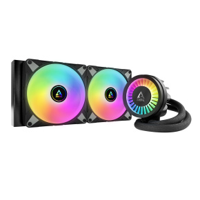 ARCTIC Liquid Freezer III - 280 A-RGB (Black) : All-in-One CPU Water Cooler s 280mm radiátorom a