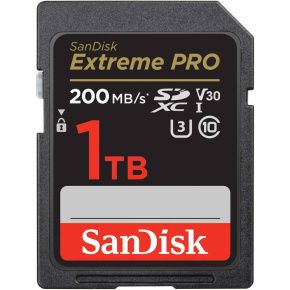 SanDisk Extreme PRO/SDXC/1TB/UHS-I U3 / Class 10/Čierna SanDisk Extreme PRO/SDXC/1TB/UHS-I U3 / Class 10/Čierna