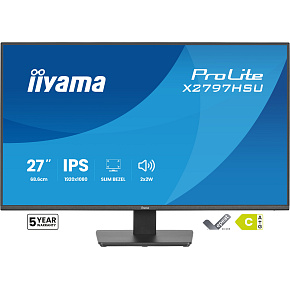 iiyama ProLite/X2797HSU-B1/27"/IPS/FHD/120Hz/4ms/Čierna/5R