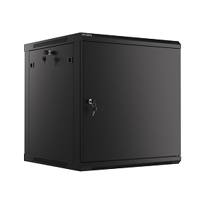 LANBERG RACKOVÁ SKRIŇA 19" NÁSTENNÁ 12U/600X600 PRO VLASTNÚ MONTÁŽ S KOVOVÝMI DVERAMI ČIERNA