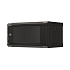 LANBERG RACKOVÁ SKRIŇA 19" NÁSTENNÁ 4U/540X350 (FLAT PACK) S PRESKLENÝMI DVERMI ČIERNA
