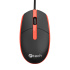 Myš C-TECH WM-10, čiernočervená, USB