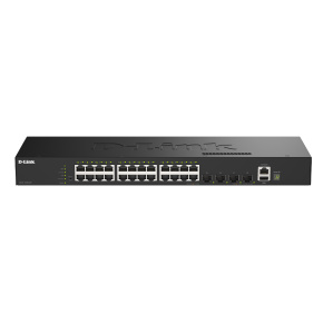 D-Link DGS-1530-28/E 24 portov GE + 4 portov 10G SFP+ Smart Managed Switch D-Link DGS-1530-28/E 24 portov GE + 4 portov 10G SFP+ Smart Managed Switch