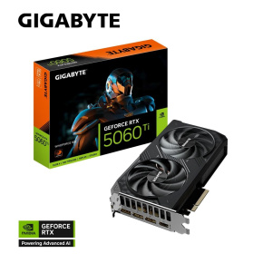 GIGABYTE VGA NVIDIA GeForce RTX 5060 Ti WINDFORCE 16G, 16G GDDR7, 3xDP, 1xHDMI GIGABYTE VGA NVIDIA GeForce RTX 5060 Ti WINDFORCE 16G, 16G GDDR7, 3xDP, 1xHDMI