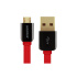 Kábel AVACOM MIC-40R USB - Micro USB, 40cm, červená
