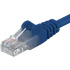 PremiumCord Patch kábel UTP RJ45-RJ45 level 5e 1m modrá