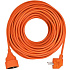 Solight prodlužovací přívod - spojka, 1 zásuvka, 30 m, 3 x 1,5mm2, oranžová