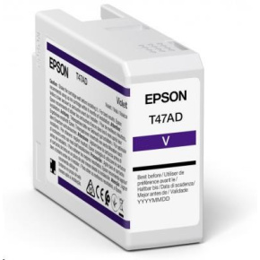 Atrament EPSON Singlepack Violet T47AD UltraChrome Pro 10 50 ml Atrament EPSON Singlepack Violet T47AD UltraChrome Pro 10 50 ml