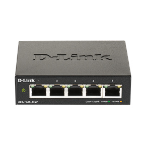 D-Link DGS-1100-05V2 Easy Smart Switch 10/100/1000 D-Link DGS-1100-05V2 Easy Smart Switch 10/100/1000