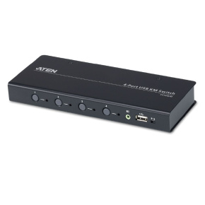 ATEN 4-port KM USB, audio, iba klávesnica a myš ATEN 4-port KM USB, audio, iba klávesnica a myš