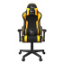 Gembird herná stolička Scorpion čierna/žltá