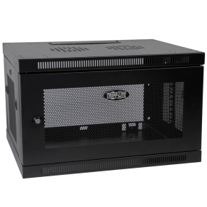 Skriňa SmartRack 6U, Mini Rack, Š = 600mm, Hl = 550mm, hĺbka pre prepínače, montáž na stenu