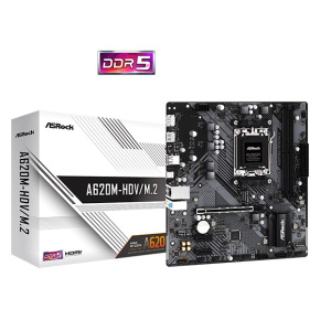 BAZAR - ASRock MB Sc AM5 A620M-HDV/M.2, AMD A620, 2xDDR5, HDMI, DP - Po opravě (Bez příšlušenství) BAZAR - ASRock MB Sc AM5 A620M-HDV/M.2, AMD A620, 2xDDR5, HDMI, DP - Po opravě (Bez příšlušenství)