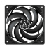 ARCTIC ventilátor P12 SLIM PWM PST 120mm, čierny