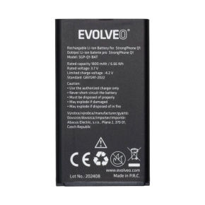 EVOLVEO originální baterie 1800 mAh pro StrongPhone Q1 EVOLVEO originální baterie 1800 mAh pro StrongPhone Q1
