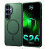 3mk ochranný kryt Smoke MagCase Green pro Samsung Galaxy S26+