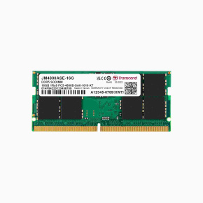 TRANSCEND SODIMM DDR5 16GB 4800MHz JM 1Rx8 2Gx8 CL40 1.1V TRANSCEND SODIMM DDR5 16GB 4800MHz JM 1Rx8 2Gx8 CL40 1.1V