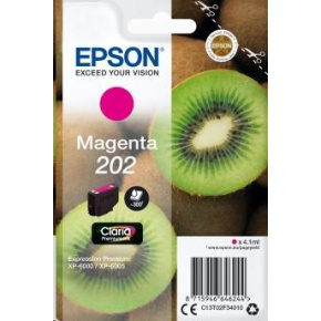 Atramentová tyčinka EPSON Singlepack "Kiwi" Magenta 202 Claria Premium Ink 4,1 ml Atramentová tyčinka EPSON Singlepack "Kiwi" Magenta 202 Claria Premium Ink 4,1 ml