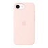 iPhone 17e Silicone Case with MagSafe – Soft Pink