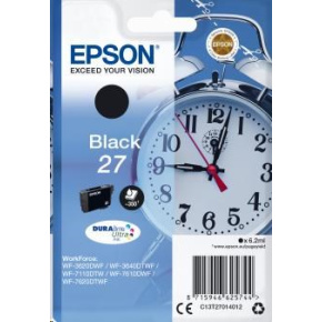 Atrament EPSON čierny Singlepack "Alarm clock" Black 27 DURABrite Ultra Ink Atrament EPSON čierny Singlepack "Alarm clock" Black 27 DURABrite Ultra Ink