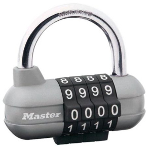 Master Lock Kombinační visací zámek horizontální 1520EURD -  - šedý