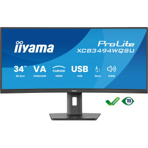 iiyama ProLite/XCB3494WQSU-B1/34"/VA/wQHD/120Hz/0,4ms/Black/3R