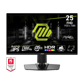 MSI MAG/255PXF/24,5"/IPS/FHD/300Hz/0,5ms/Čierna/3R